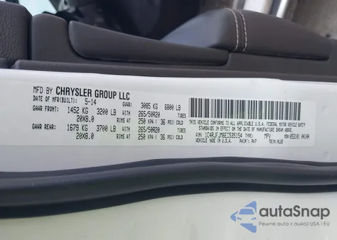 2014 Jeep Grand Cherokee Summit из США, поврежденный, VIN 1C4RJFJM6EC535154